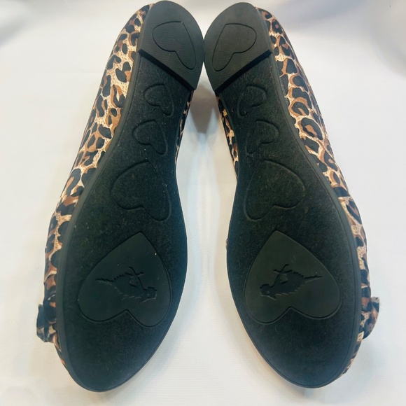 Rocket Dog Leopard Print Satin Slip On Flats. Like New Condition - Picture 6 of 8